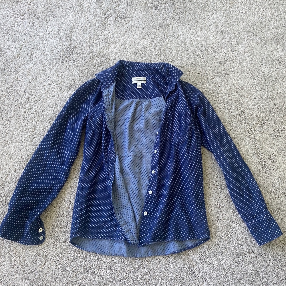 J. Crew Beachy Button Down